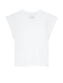 The Great Top The Peak Shoulder Tee in True White