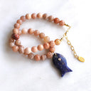 The Silver Wren Necklace Cece Beaded Necklace
