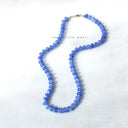 The Silver Wren Necklace Cornflower Stone Candy Beaded Necklace