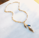The Silver Wren Necklace Lucky Catch Fish Pendant Necklace