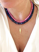 The Silver Wren Necklace Midnight Skies Lapis Necklace
