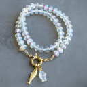 The Silver Wren Necklace Mirage Stone Candy Fish Necklace