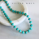 The Silver Wren Necklace Zia Turquoise Stone Candy Necklace