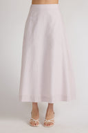 Thomas & Lourdes Skirt Sasha Skirt in Sand Ticking