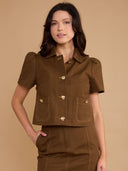 Thomas & Lourdes Top Conrad Jacket in Bark