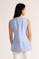 Thomas & Lourdes Top Taylor Vest in Window Pane