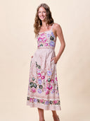 Trina Ankle Dress in Silva Print