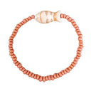 Twine & Twig Bracelet Coral Blush Fish Simple Seed Bracelet