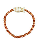 Twine & Twig Bracelet Coral Fish Simple Seed Bracelet