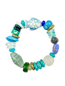 Twine & Twig Bracelet Intricate Stack Bracelet in Azul