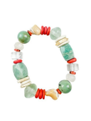 Twine & Twig Bracelet Mixed Coral Bay Intricate Stack Bracelet