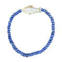 Twine & Twig Bracelet Periwinkle Fish Simple Seed Bracelet