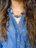 Twine & Twig Necklace Classic Necklace in Denim