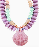 Twine & Twig Necklace Layered Pendant Necklace | Lilac