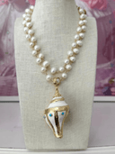 Valentine Rouge Necklace Conch Pearl Necklace