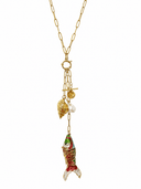 Valentine Rouge Necklace Coral Koi Necklace