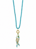 Valentine Rouge Necklace Turquoise Blue Koi Necklace