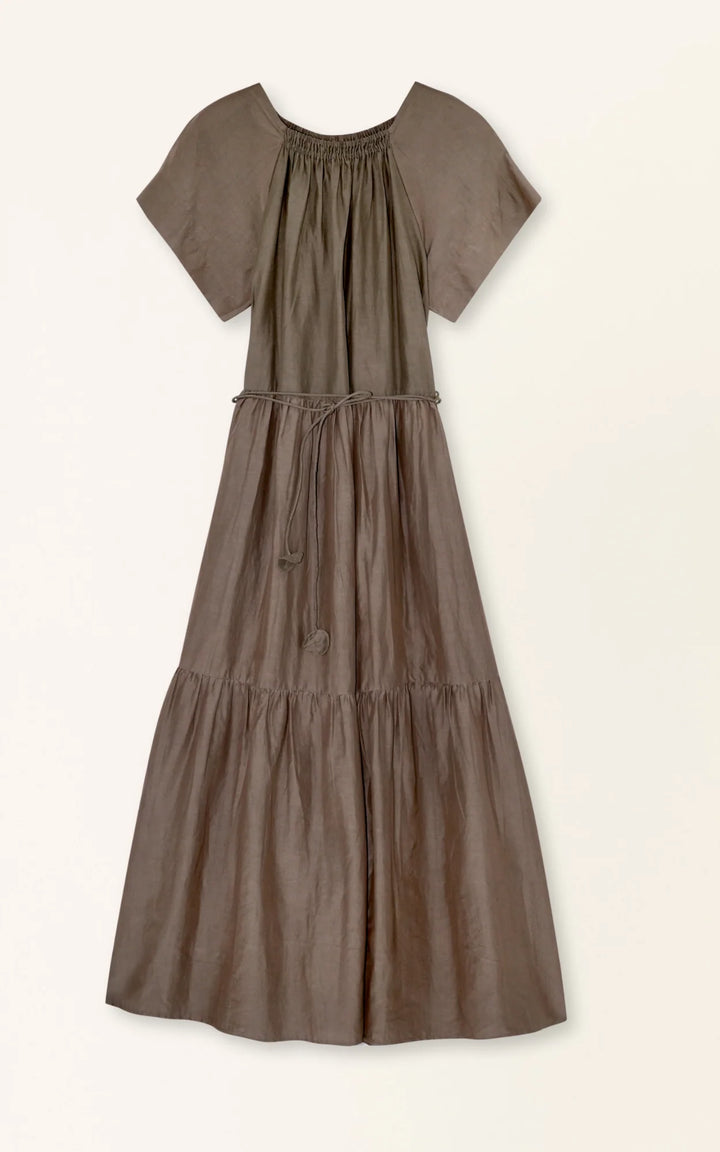 Vienna Maxi Dress in Walnut