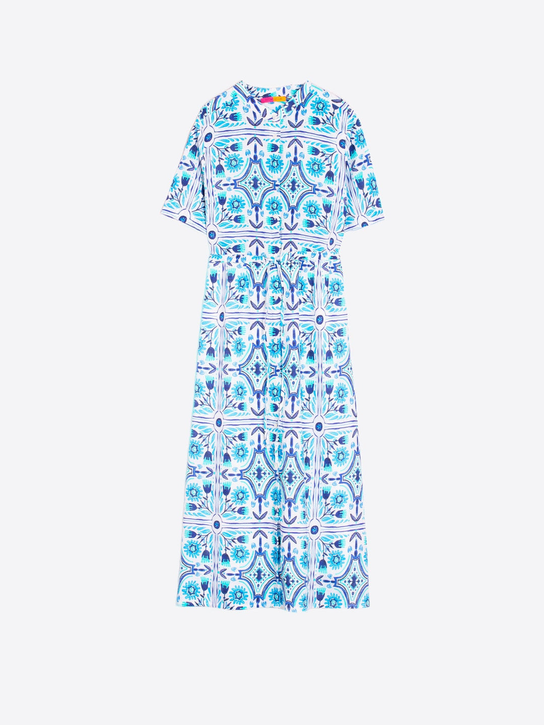 Vilagallo Dress Aroa Dress in Azul Lino