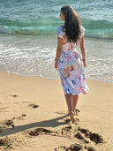 Vilagallo Dress Shell Print Midi Dress