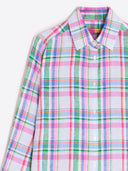 Vilagallo Top Multi Colored Check Shirt