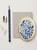 Wanderlust Paper Co. Card Blue Flora Mini Card