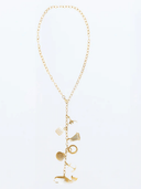 Whale Tail Weaving Necklace Long Y Style Necklace The (Nautically) Charmed Necklace