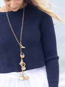Whale Tail Weaving Necklace The (Nautically) Charmed Necklace