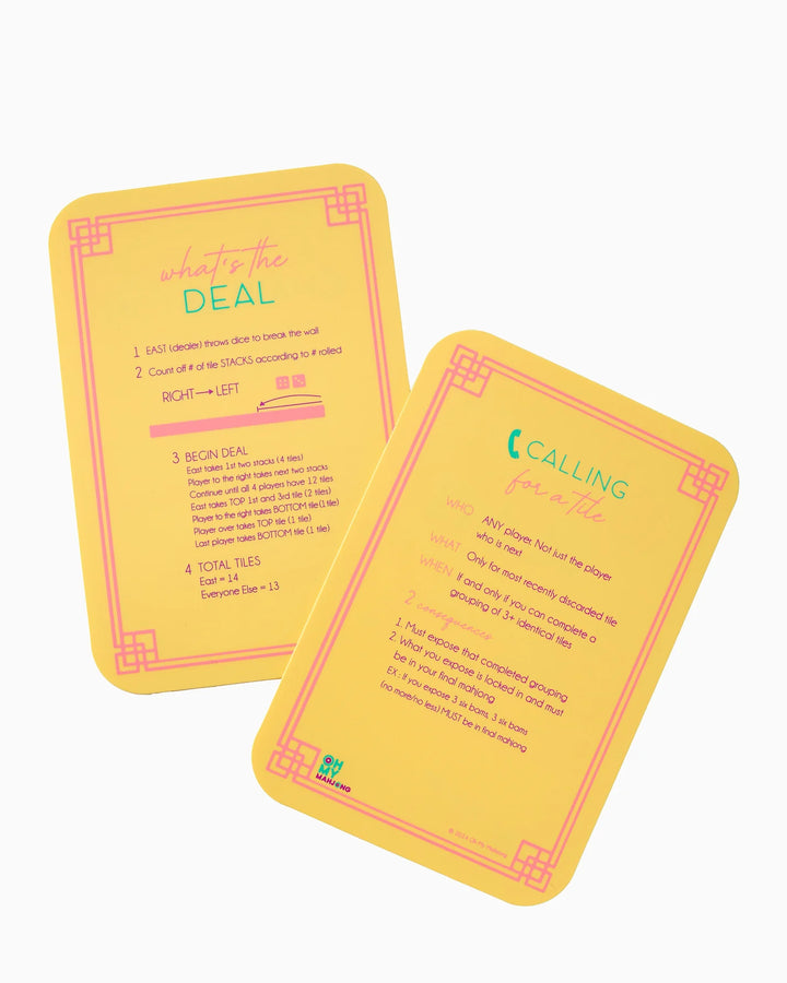 Yellow Mahjong Tile Shufflers