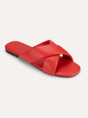 Yosi Samra Shoes Delancey in Red Leather