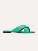 Yosi Samra Shoes Delancey in Teal Leather