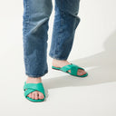 Yosi Samra Shoes Delancey in Teal Leather