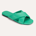 Yosi Samra Shoes Delancey in Teal Leather