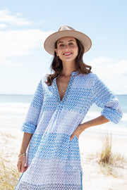 Azure & Indigo Dress Azure & Indigo | Samode Shirt Dress in Mauritius