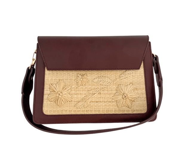 Beau & Ro Clutches Maroon / OS The Maroc Collection | Nadia Clutch + Crossbody in Maroon