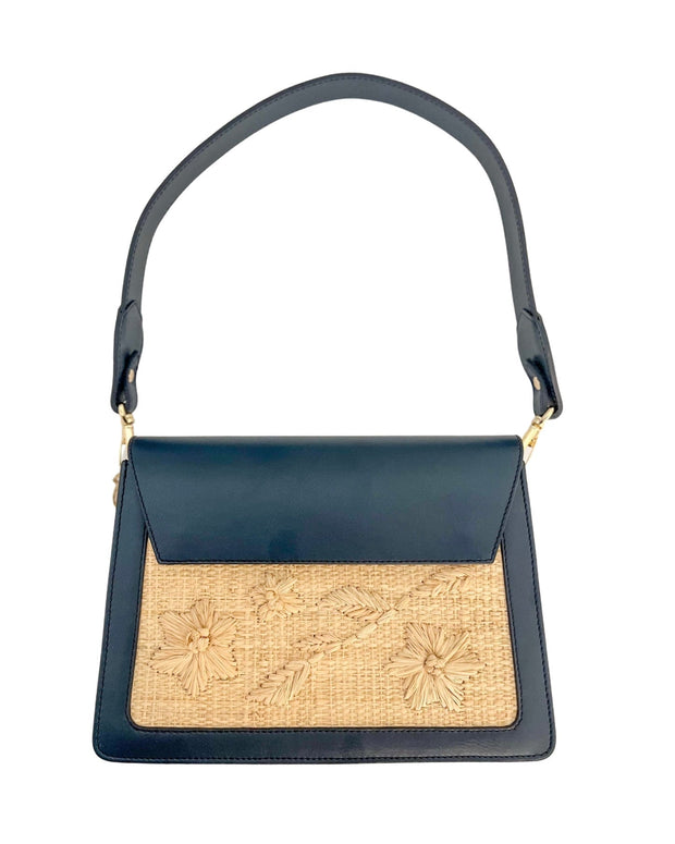 Beau & Ro Clutches Navy / OS The Maroc Collection | Nadia Clutch + Crossbody in Navy