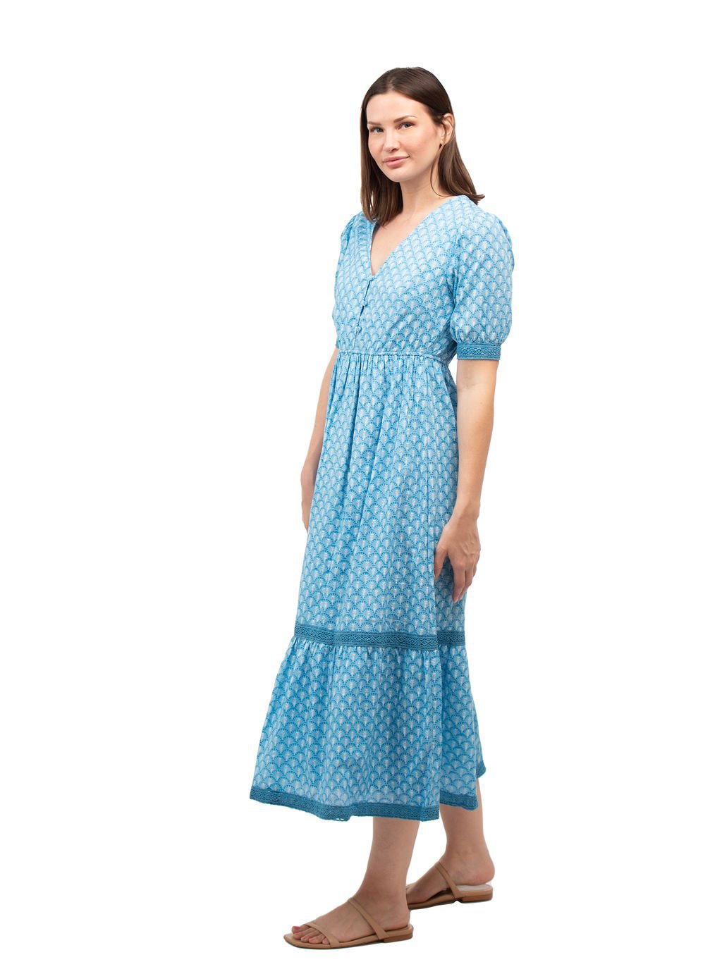 Beau & Ro Dress The Kaitlyn Dress | Blue Wave