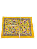 Beau & Ro Placemat Placemat Beau & Ro Tabletop Collection | Yellow Blockprint Placemats