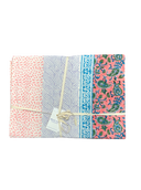 Beau & Ro Tablecloth Beau & Ro Tabletop Collection | Pink & Blue Blockprint Tablecloth
