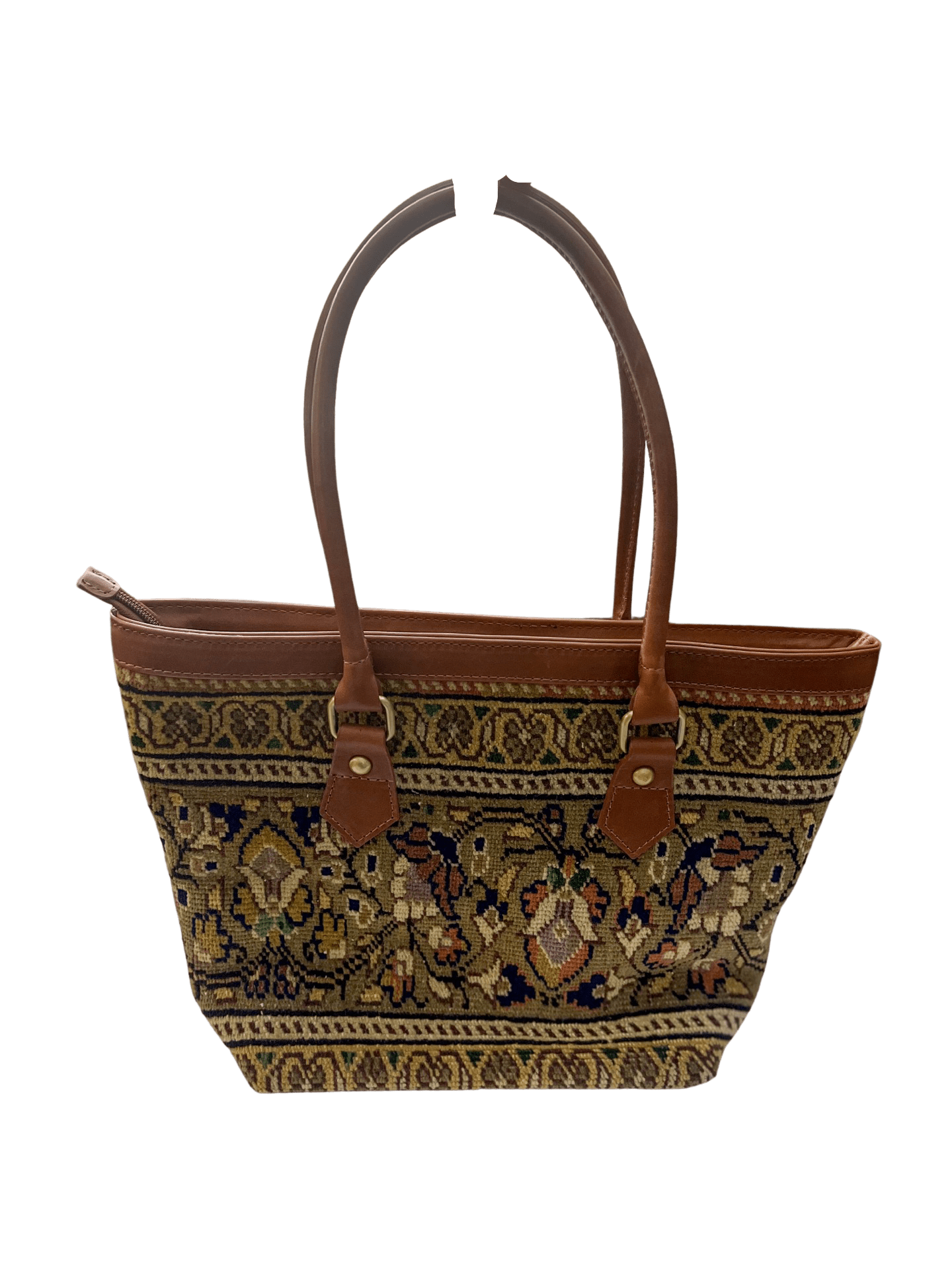 BIBI brown leather bucket bag