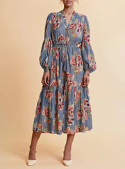 byTiMo Apparel byTiMO | Bohemian Midi Dress in Vintage Bouquet