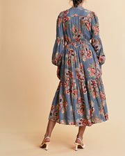 byTiMo Apparel byTiMO | Bohemian Midi Dress in Vintage Bouquet