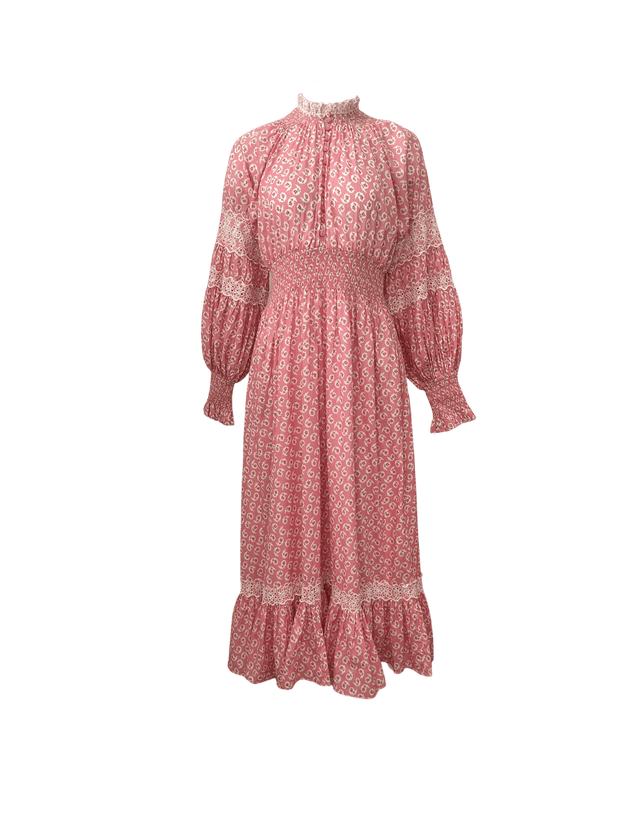 byTiMo Dress byTiMO | Cotton Slub Maxi Dress in Petite Pink