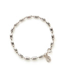 Candy Shop Vintage Jewelry Shiny Silver Candy Shop Vintage | Charleston Rice Bead Bracelet