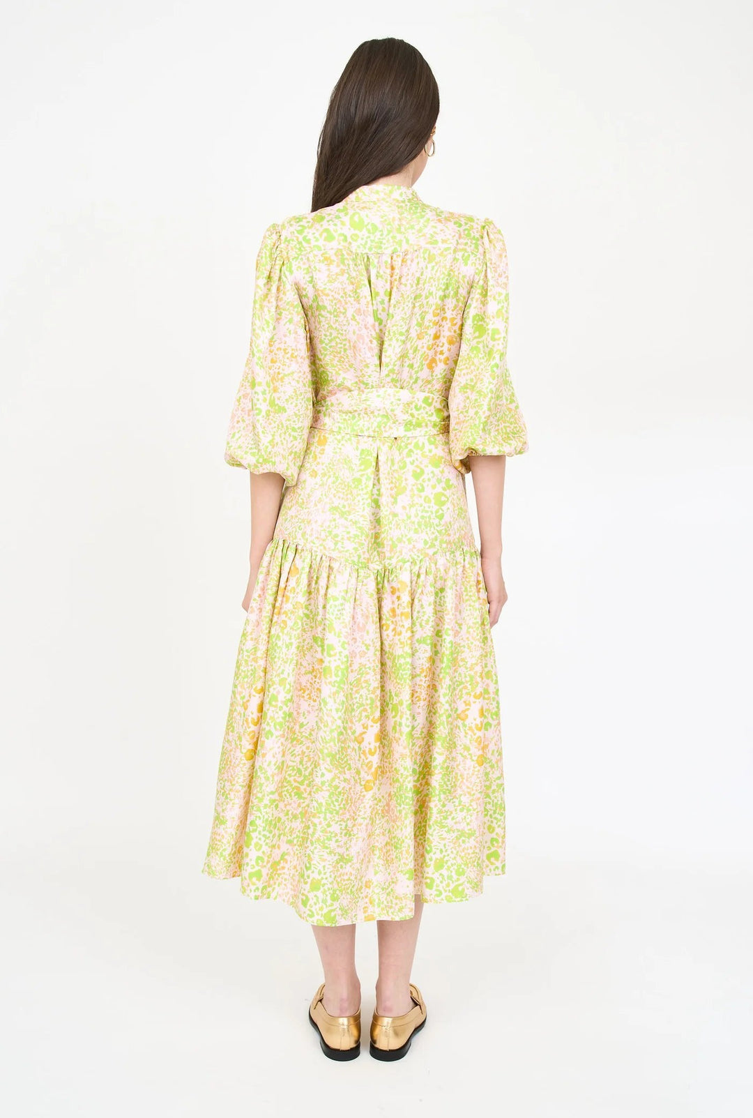 Christy Lynn Dress Christy Lynn | Lana Dress in Lime Floral