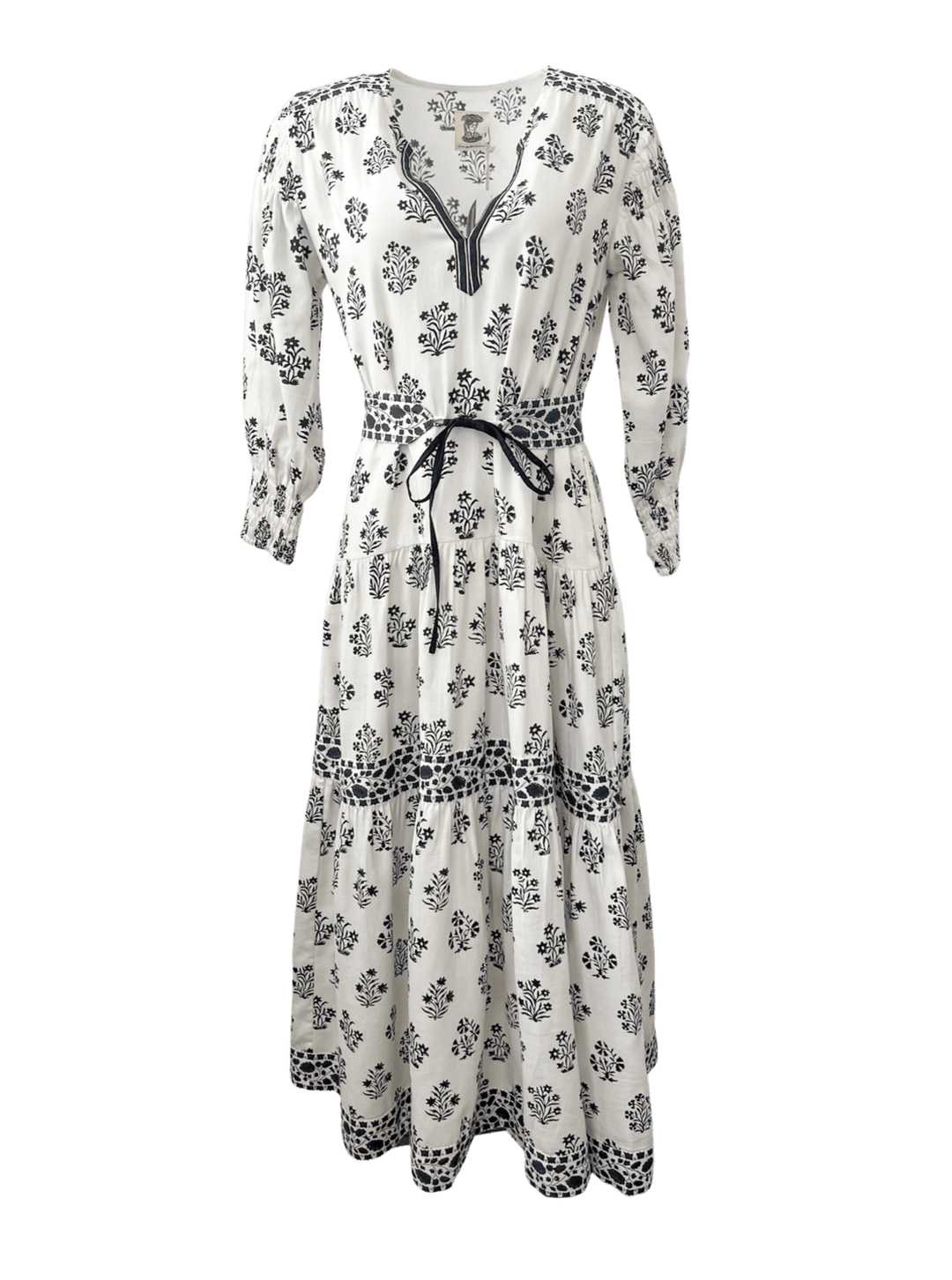 Daydress Dress Daydress | Eve Dress in White Mono Flower