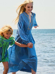 Devotion Twins Dress Devotion Twins | Tourmanitis Dress in Blue