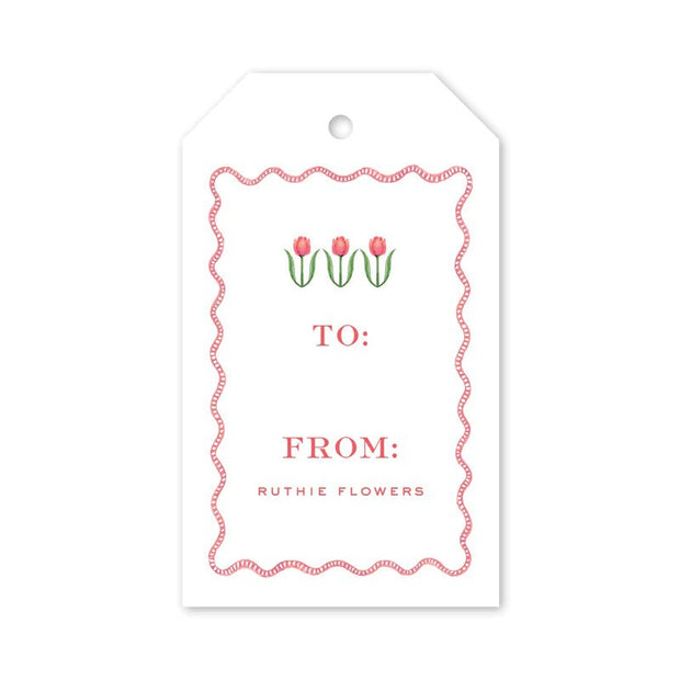 Dogwood Hill Stationary Dogwood Hill | Flower Cart Tulips Gift Tags