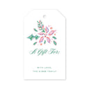 Dogwood Hill Stationary Dogwood Hill | Pink Poinsettia Gift Tags