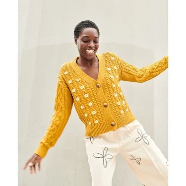 GiGi Knitwear Apparel GiGi Knitwear | Daisy Cardi in Yellow
